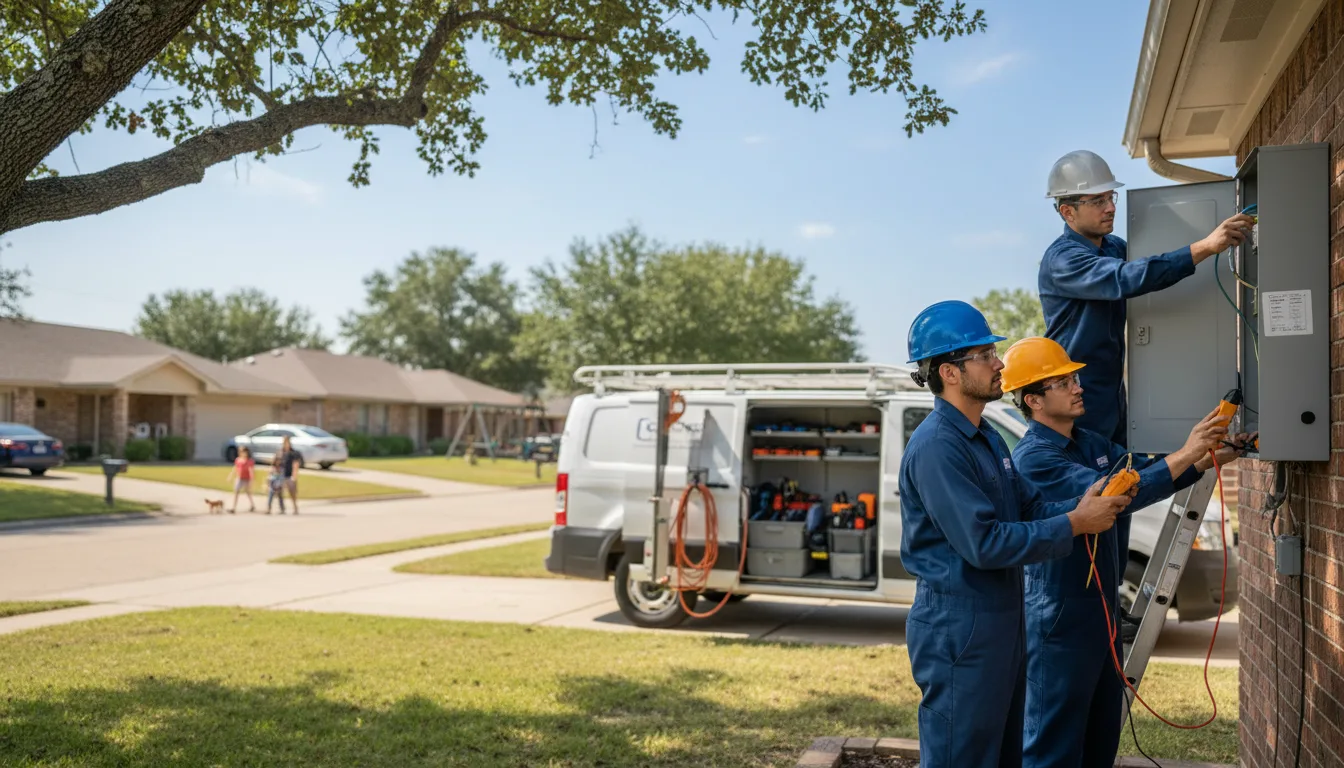 Certified electrician providing emergency electrical services in Frost, MN